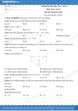 Đề kiểm tra học kì 1 Toán 2 Cánh diều - Đề số 14